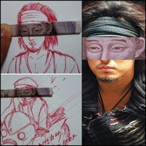 소지섭 쉽게 그리기 