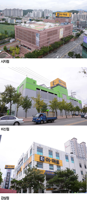 대구에 자리 잡은 이마트 중 월마트 자리에 입점한 점포가 매출 부진을 겪으면서 유통업계에서 