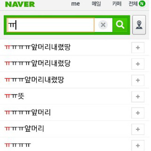 앞머리가 슬픈 네티즌 
