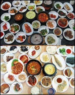 전라도의 백반 
