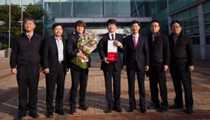 ㈜코디박이 경북테크노파크의 이달의 기업에 선정돼 지정패를 받았다.