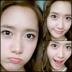 윤아 초근접 셀카 인형인가?…