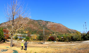 김천시 남면 부상리 옛 부상역 터. 역이 사라진 자리에 부상초등학교가 들어섰으나 학생수가 줄어 이 마저도 폐교되면서 방치돼 있다.