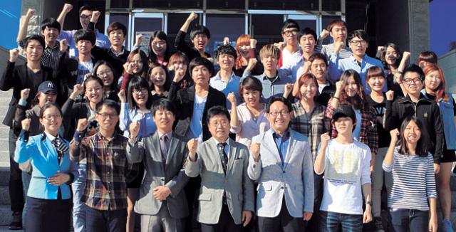 OPIc 시험에 전원 합격해 글로벌 현장학습에 도전할 수 있게 된 구미대 GMU 학생들. 구미대 제공