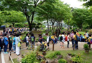 생활쓰레기가 묻힌 매립장이 수목원으로 바뀐 대구수목원은 대한민국을 대표하는 녹색공간으로 자리 잡았다. 정운철기자 woon@msnet.co.kr