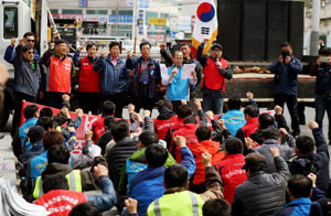 경북건설기계연합회와 안동시연합회 회원들은 1일 
