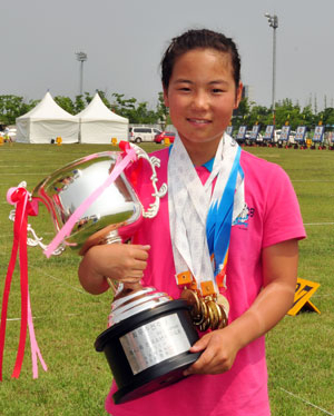 양궁 초등부 4관왕 김유경