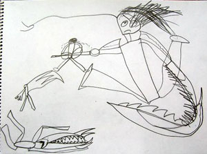 (그림 2) 괴물