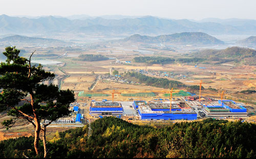 경북신도청사 건설 현장