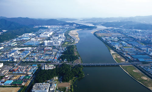 구미국가산업단지 전경