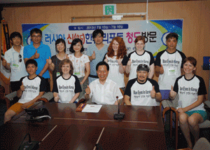 러시아 모스크바 국립 고리키 문학대학교 대학생 리포트단 10명이 15~16일 한류문화의 본질을 찾기위해 
