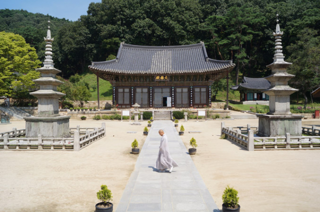 조선 후기 사찰 건물. 보물 제1576호. 대웅전 앞에 있는 삼층석탑 2기도 보물 제606호다.