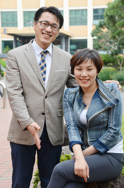 이달 29일 수성아트피아 용지홀에서 열리는 수성페스티벌 4080 세대공감 합창제를 만들어낸 두 주역인 현정화