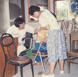 대구파티마병원은 1960년대부터 이동진료반을 편성해 경북 곳곳을 다니며 한센병 환자를 조기에 발견하고 치료하는 사업에 힘을 쏟았다. 대구파티마병원 제공