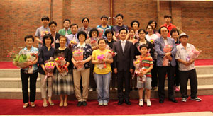 지난 6월에 열린 대구평강교회의 새가족 환영 축하예배 때의 모습.