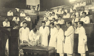 1931-1934년 경에 촬영한 대구의전 수업 장면. 경북대병원 제공