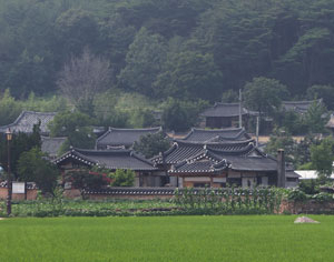 영덕 창수면 인량리 마을에 늘어선 고택들 전경. 영덕군 제공