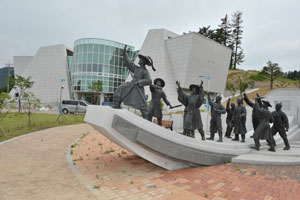 울릉군 북면 천부리에 들어선 안용복기념관 전경. 울릉군 제공