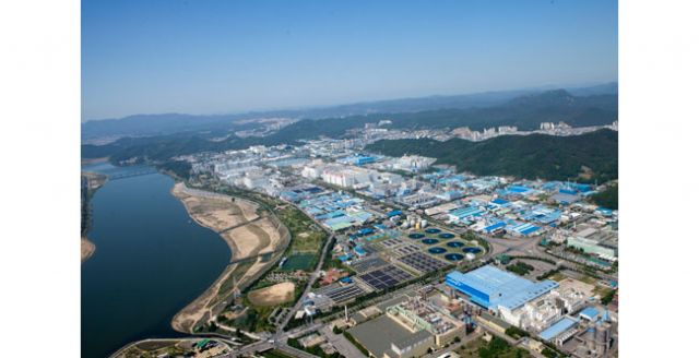 구미국가산업단지 전경
