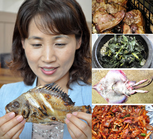 스토리텔링의 위력을 보여주는 국내 향토음식 산업화의 대표적인 사례로 여수 금풍생이 구이를 들 수가 있다. 샛서방고기라는 말과 이순신 장군에 가공의 인물인 관기 평선이를 등장시켜 전국적인 음식 스토리텔링 흥행에 성공한 케이스이다. 그외에도 세계 사례로는 뉴질랜드 마오리족 전통음식 항이(위에서부터)와 산골 화전민의 애환이 서린 곤드레밥, 흑산도 숫홍어의 애꿎은 이야기와 부산 자갈치 아지매들의 고된 삶이 묻어나는 부산곰장어 등이 있다.