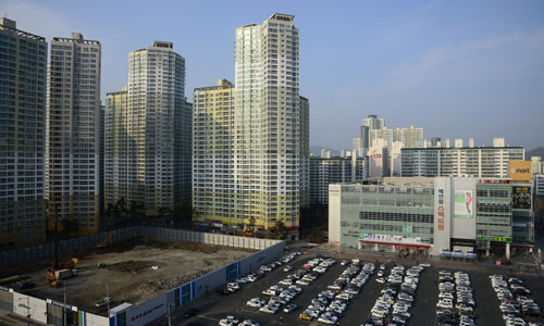 대구 북구 침산동이 잘 짜여진 교통망과 대형마트 등 생활 인프라, 대구은행 제2본점 개점 등 미래가치와 맞물려 주거지로 각광받고 있다. 이채근기자 mincho@msnet.co.kr