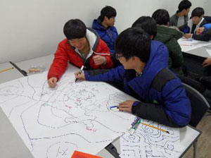 창체센터가 수성구 한 중학교 학생들을 대상으로 
