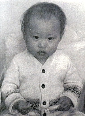 입양 당시 찍은 사진. 파인 씨 제공