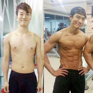 김기리 화난 등근육 