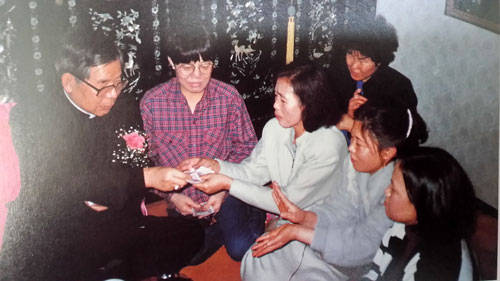 김수환 추기경이 1989년 2월 19일 