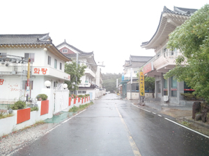 여느 때 같으면 전국에서 수학여행을 온 학생들로 북적거렸을 경주 불국사 인근 숙박촌이 한산하기만 하다. 이채수 기자