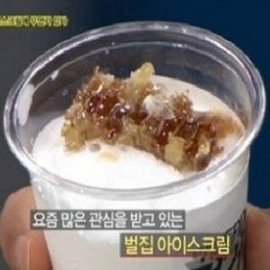 벌집 아이스크림 사진. 방송 캡처