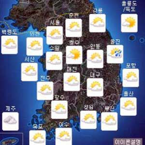 사진. 전국 무더위(기상청 홈페이지)