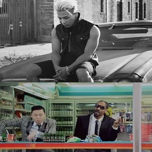 사진. 싸이 태양(YG엔터테인먼트, 싸이 행오버 뮤비 캡처)