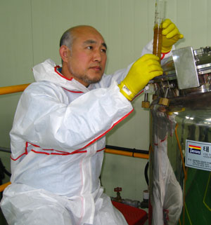 산나물 가공업체 남호섭(52) 대표.