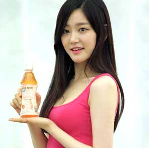 사진. 이유비(현대약품 미에로화이바)