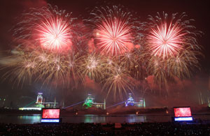 지난해 열린 포항 불빛축제 하이라이트 불꽃쇼. 포항시 제공