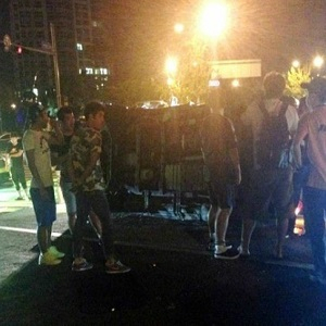 사진. 김태균 교통사고(온라인 커뮤니티)