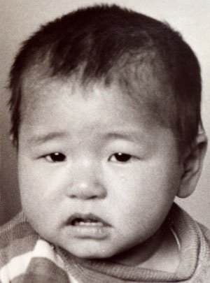 입양 당시 김경미 씨 모습