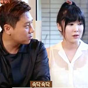 사유리·이상민 사진. JTBC 님과 함께 방송 캡처