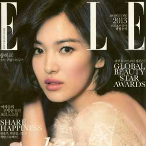 송혜교 사진. ELLE