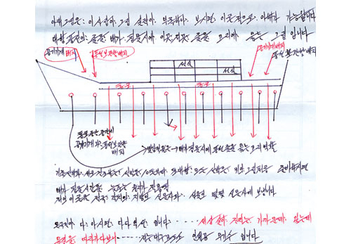 무기수가 보낸 편지 내용 중 일부.
