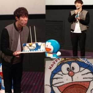 심형탁 도라에몽 생일파티 사진. 대원미디어
