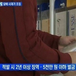 담배 사재기 벌금 사진. MBN 뉴스캡처