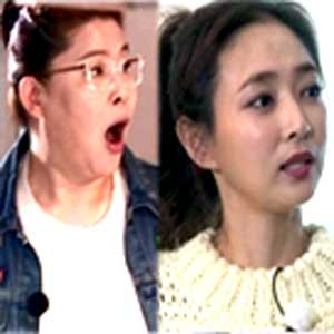 진재영 이영자 사진. tvN 택시 방송캡처