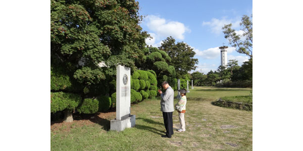해미순교성지를 찾은 순례객이 