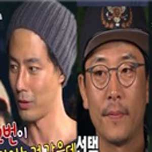 조인성 김준호 사진. KBS 1박2일 방송캡처