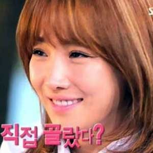 이유리 사진. SBS 힐링캠프 방송캡처