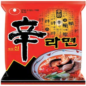 중국인이 뽑은 한국 명품 신라면 사진. 농심