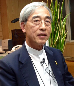 강우일 주교.