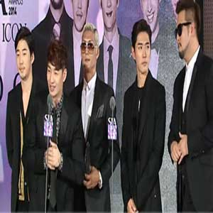 2014 스타일 아이콘 어워즈 god 사진. 온스타일 방송캡처